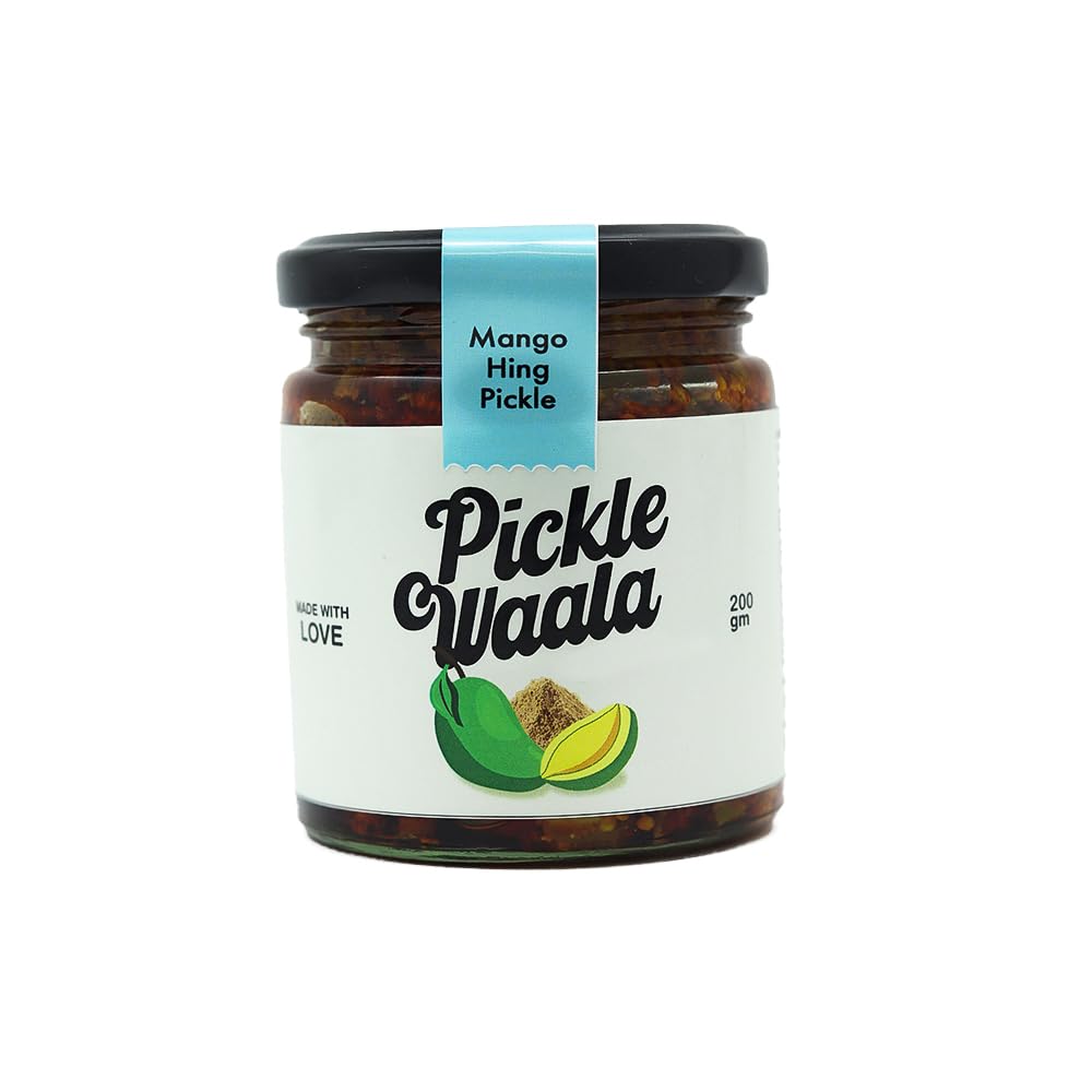 PickleWaala Mango Hing Pickle | 200gram | Raw Mango with Asafoetida | Mango Pickle with Mustard Oil Goodness | Khatta meetha achaar | Tangy & Spicy Indian Aachar | Homemade Sweet Spicy Taste (B0DBNF3MZG) Amazon Price History, Amazon Price Tracker