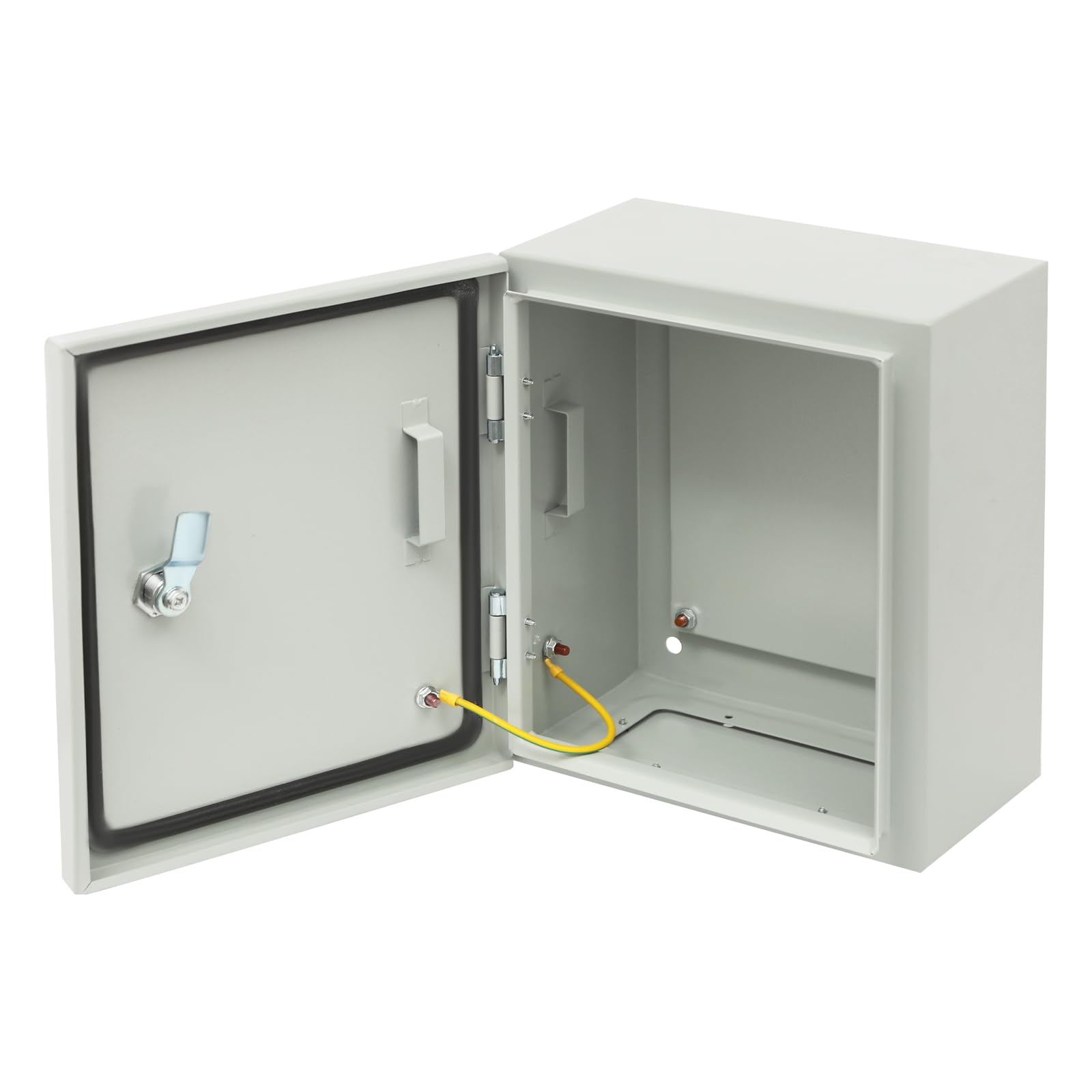 Electric Box IP55 Weatherproof Electrical Enclosure Box Cold Rolled Steel with Foam Seal Wall Mounted Empty Case for Protecting Electrical Equipment and Circuits (25 * 30 * 15cm)