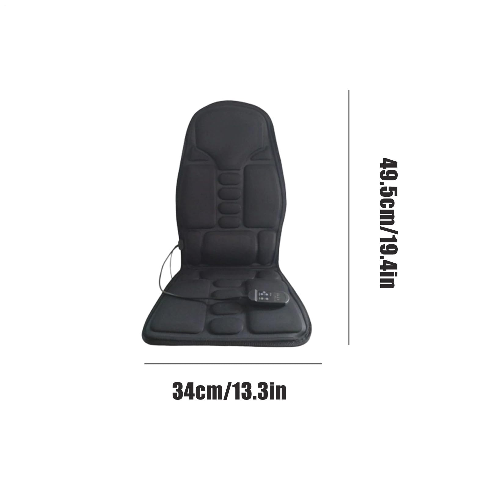Almohadilla de Masaje para Silla Cojín Masajeador para Asiento de Silla | Almohadilla Térmica De 5 Puntos Con Función De Masaje Eléctrico Para Relajación Muscular En Hombres Y Mujeres Personas Que P