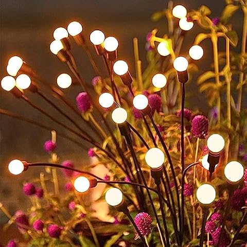 IGRARK Solar Firefly Garden Lights, 2 Pack Cover