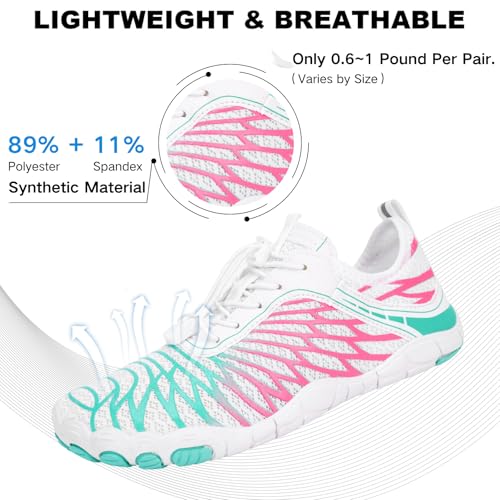 Image of Hike Barefoot Shoes for Women Men Non-Slip Breathable Walking Shoes Wide Toe Box Comfortable Athletic Footwear