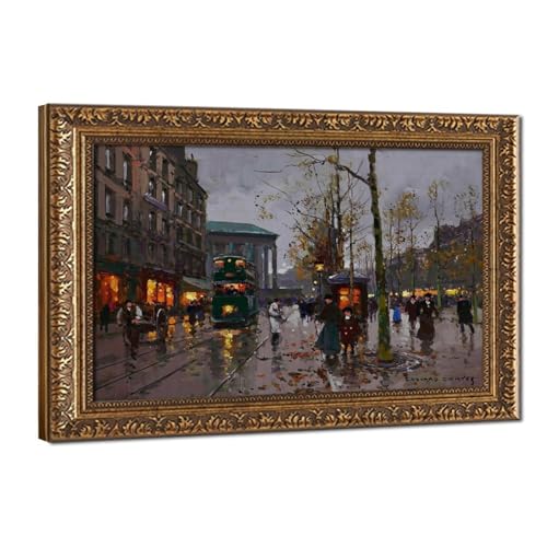 Impression Toile Paris Edouard Leon Cortes Cadre Premium Décoration Murale Salon