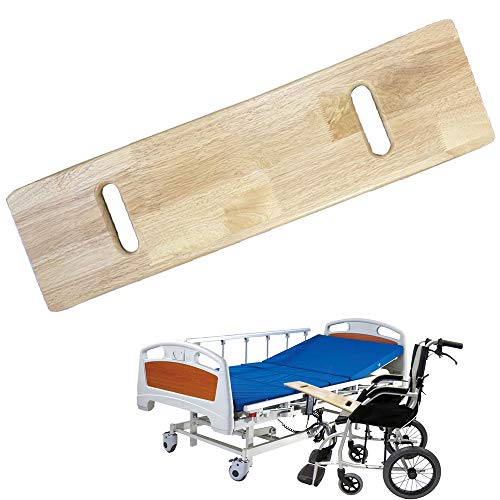 Transfer Board with Handles, Wooden Patient Slide Assist Device, Heavy Duty Slide Boards
