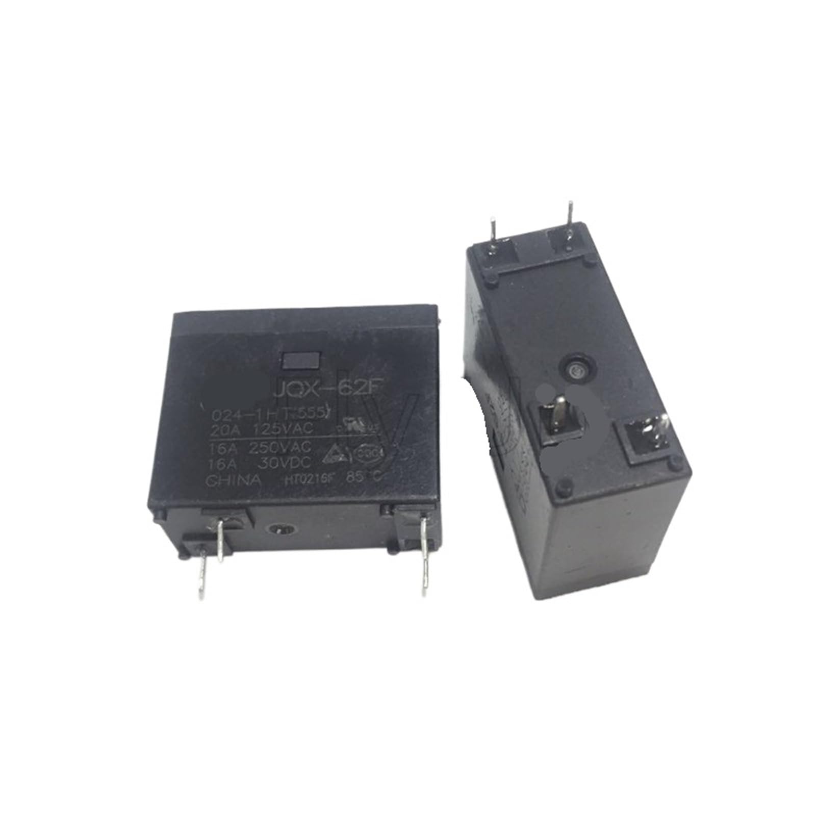 NWPNLXEA 1Pcs JQX-62F-012-1H HF62F-012-1H JQX-62F-024-1H HF62F-024-1H 16A250VAC 4PINS 12VDC 24VDC Power Relay(JQX-62F-024-1H)