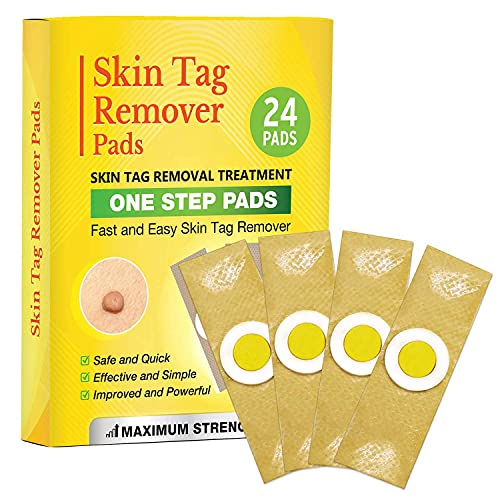 Advanced Skin Tag Remover Pads, 24 Quality Skin Tag Remover Pads, Fast and Easy Skin Tag Remover, Best Skin Tag Remover Pads