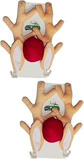 ERINGOGO 2 Peças Decoração De Natal Acessórios De Caminhão Chifres De Veado Para Veículos Enfeites De Natividade Chifres De Veículo De Natal Chifres De Carro De Natal Roupas Decorações De