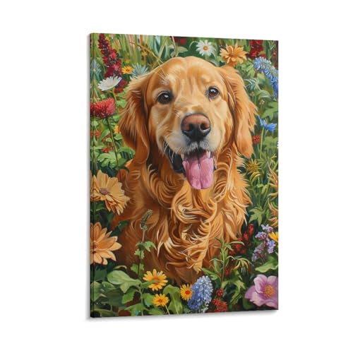 Toile chien mignon pour réchauffer l'ambiance de votre chambre