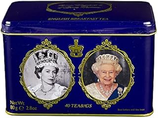 New English Teas Queen Elizabeth II Tin 80 g (40 Teabags)