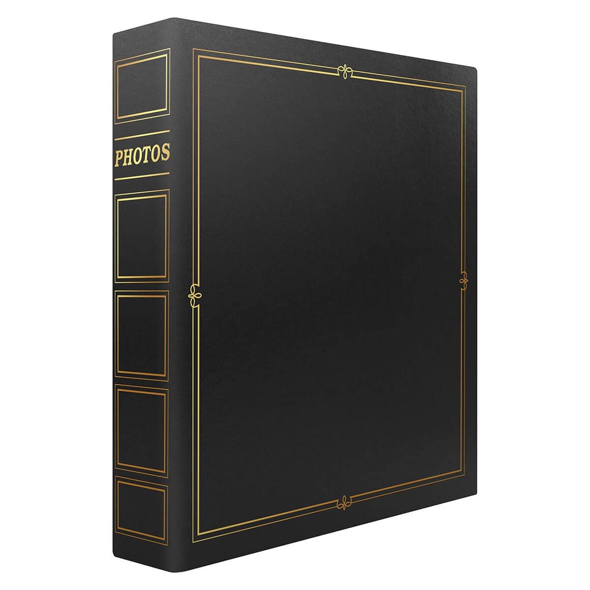Ceanothe Album Photo 10x15 cm Pochette Noir Cordoue 200 Photos 11,​5x15 100 Pages Couverture en Simili Cuir Autocollantes - Élégant et Durable Idéal Mariage Famille et Voyage –Fabriqué en France