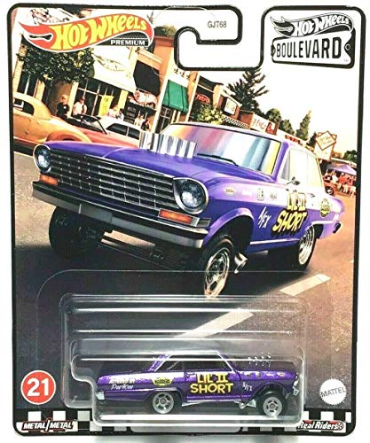 DieCast Hotwheels '63 Chevy Nova (Purple) #21 2021 miniatura 1