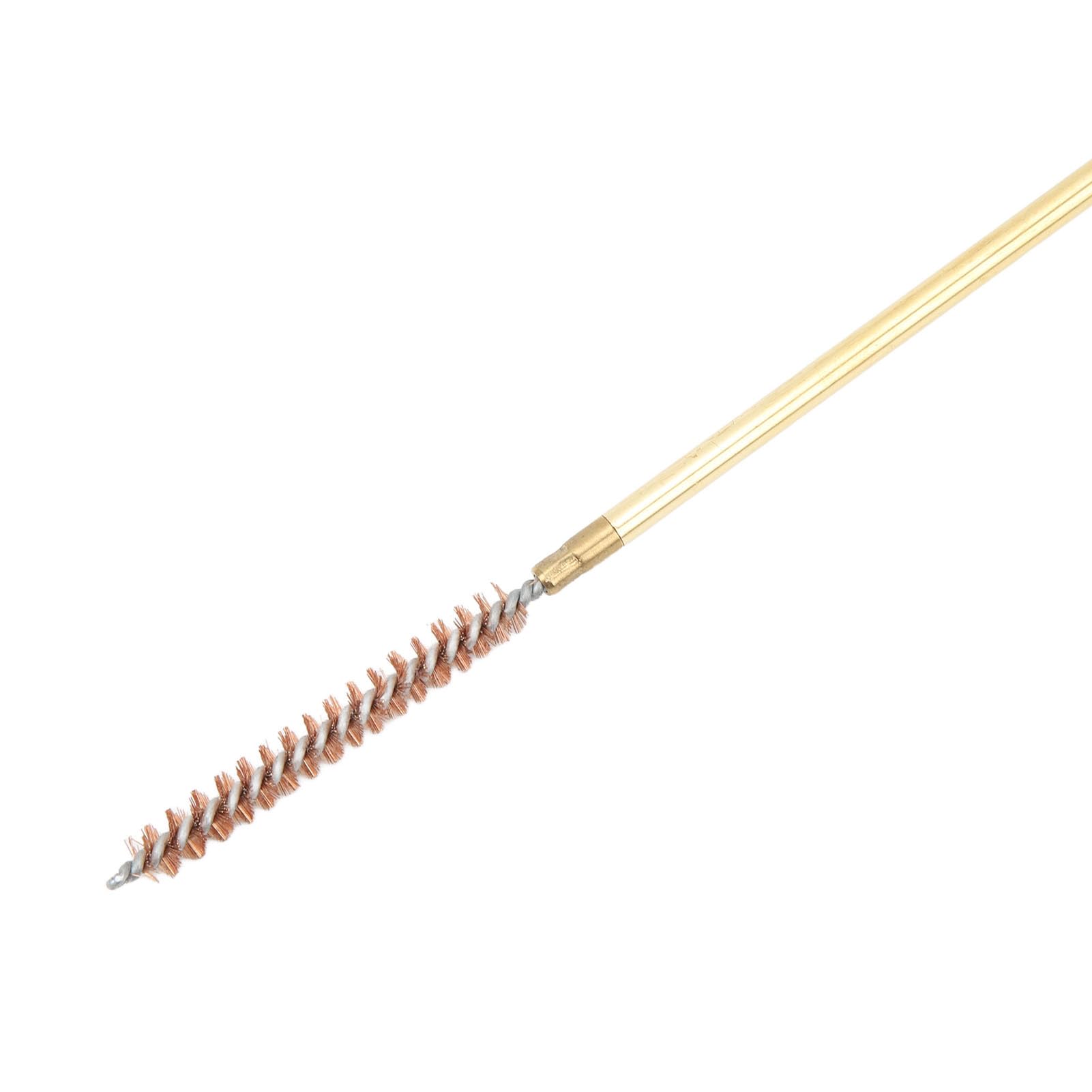 Varilla de Limpieza de Pistola, Kit de Varilla de Limpieza de Barril Limpiador de Tubos de 4,5 Mm y 5,5 Mm Mango Desmontable de Cobre Cepillo de Varilla de Limpieza de Tiro para