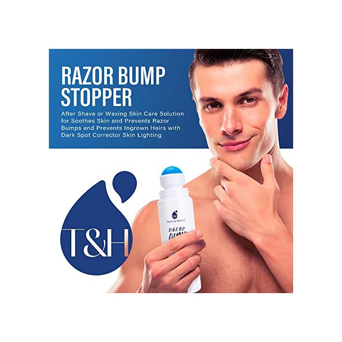 Razor Bump and Ingrown Hairs Serum After Shave Solution RollOn for