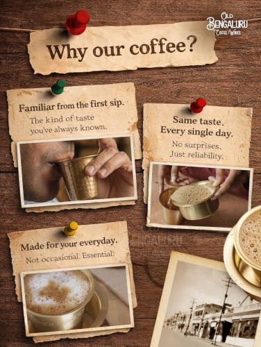 Old Bengaluru Coffee Works Rocket Fuel Medium Roast 100% Robusta Coffee | Medium roast 100% Robusta ground coffee with a rich roasted aroma and bold flavour, ideal for everyday brewing and serving. - Image 5