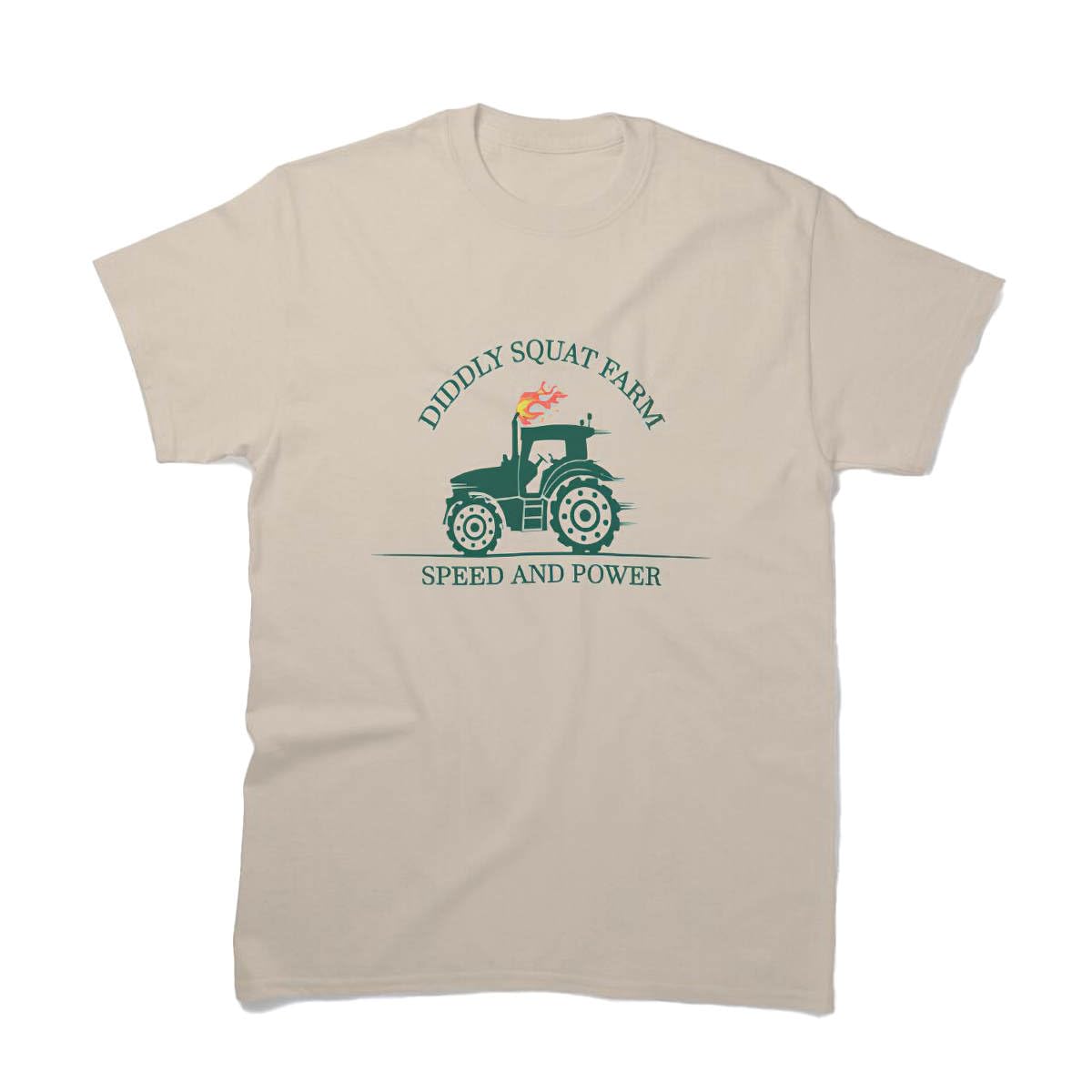 Unisex Shirt Diddly Friends Squat Birthday Farm Cotton Green Tee for Sleeve Fans T-Shirt Gift for Men Women, Small-5X-Large