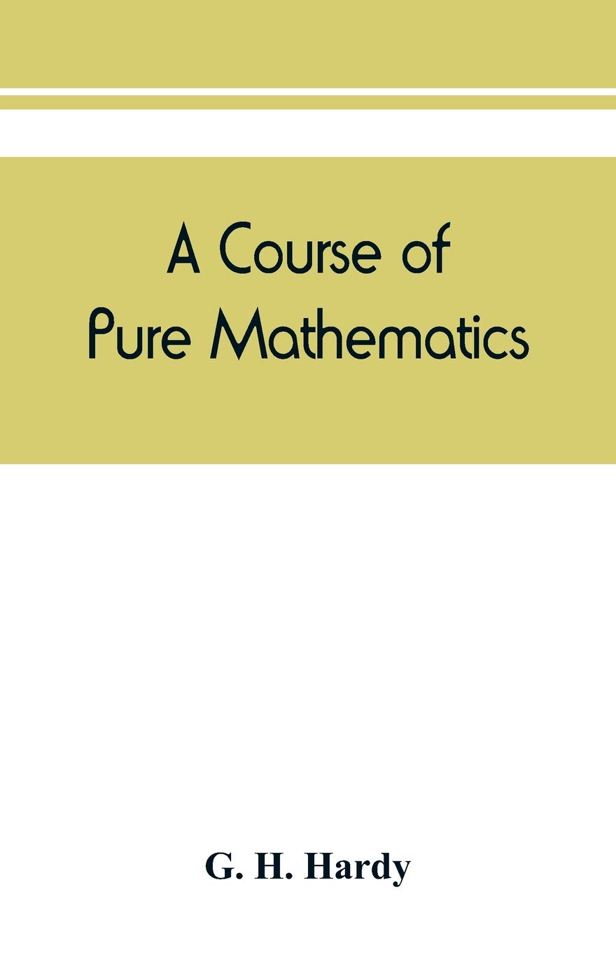 A course of pure mathematics