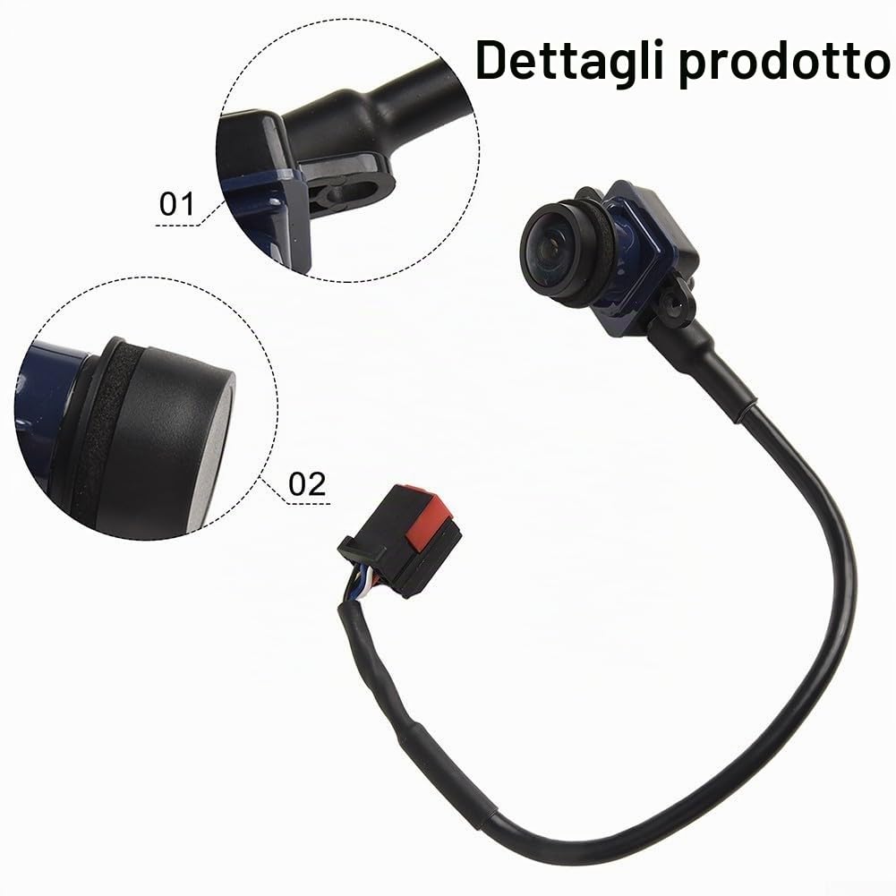 Telecamera posteriore 7355951810 per veicoli Fiat, Telecamera di Assistenza Al Parcheggio, soluzioni di visibilità migliorate