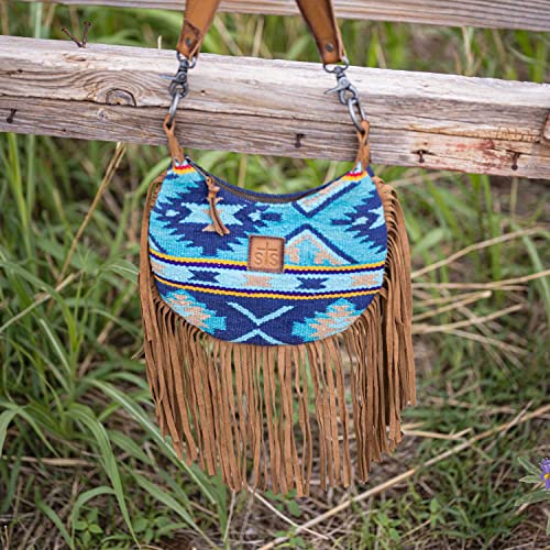 STS Ranchwear Womens Mojave Sky Nellie Fringe Multi-Color Leather Handbag Bag3