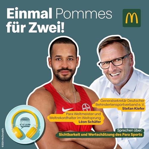 『Einmal Pommes für Zwei: Unsichtbare Helden – wie schafft man mehr Aufmerksamkeit für den Para Sport?』のカバーアート