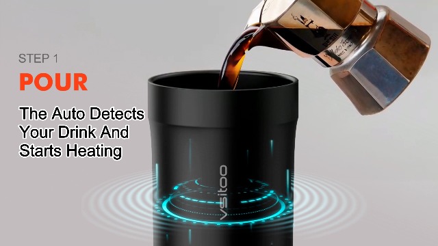 Amazon.com: Vsitoo S5 Self Heating Travel Mug 16oz, Rechargeable