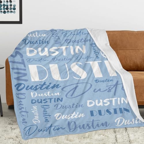 Personalized Blankets for Kids with Names Customized Blankets with Name for Adult Custom Blanket Gift for Birthday Christmas Valentines Day Gift