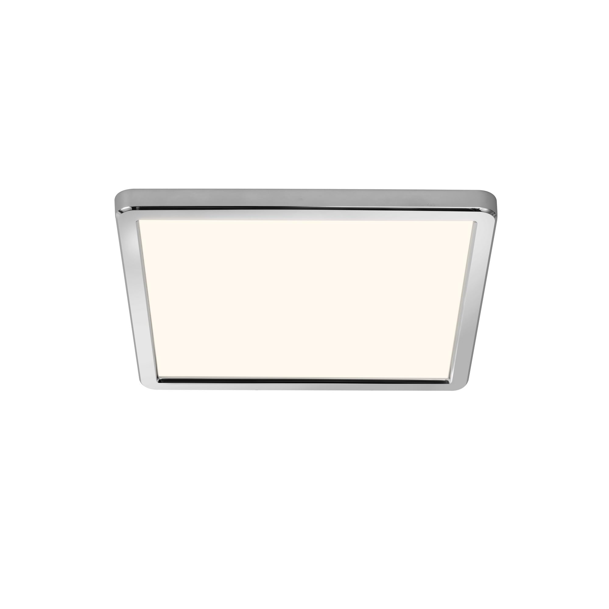 Nordlux Chrome Oja Ceiling Light Plastic Bathroom Led Ip54 3000/4000K Mains