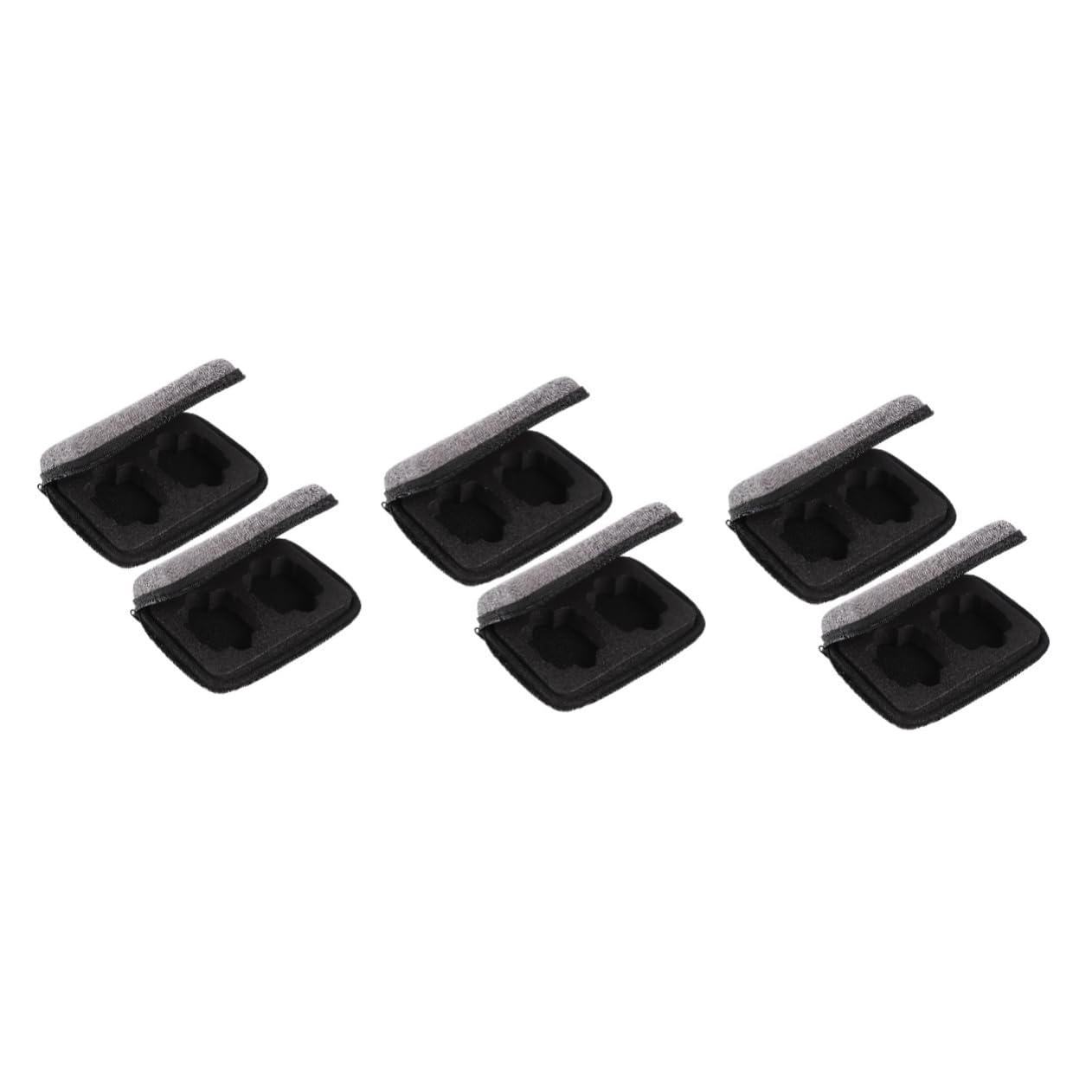 Uonlytech 6pezzi Custodia Porta Cuffie Borsa Multifunzione Per Accessori Elettronici Compatte Organizzatore Per Cavi e Cuffie Per Viaggi e Trasporti