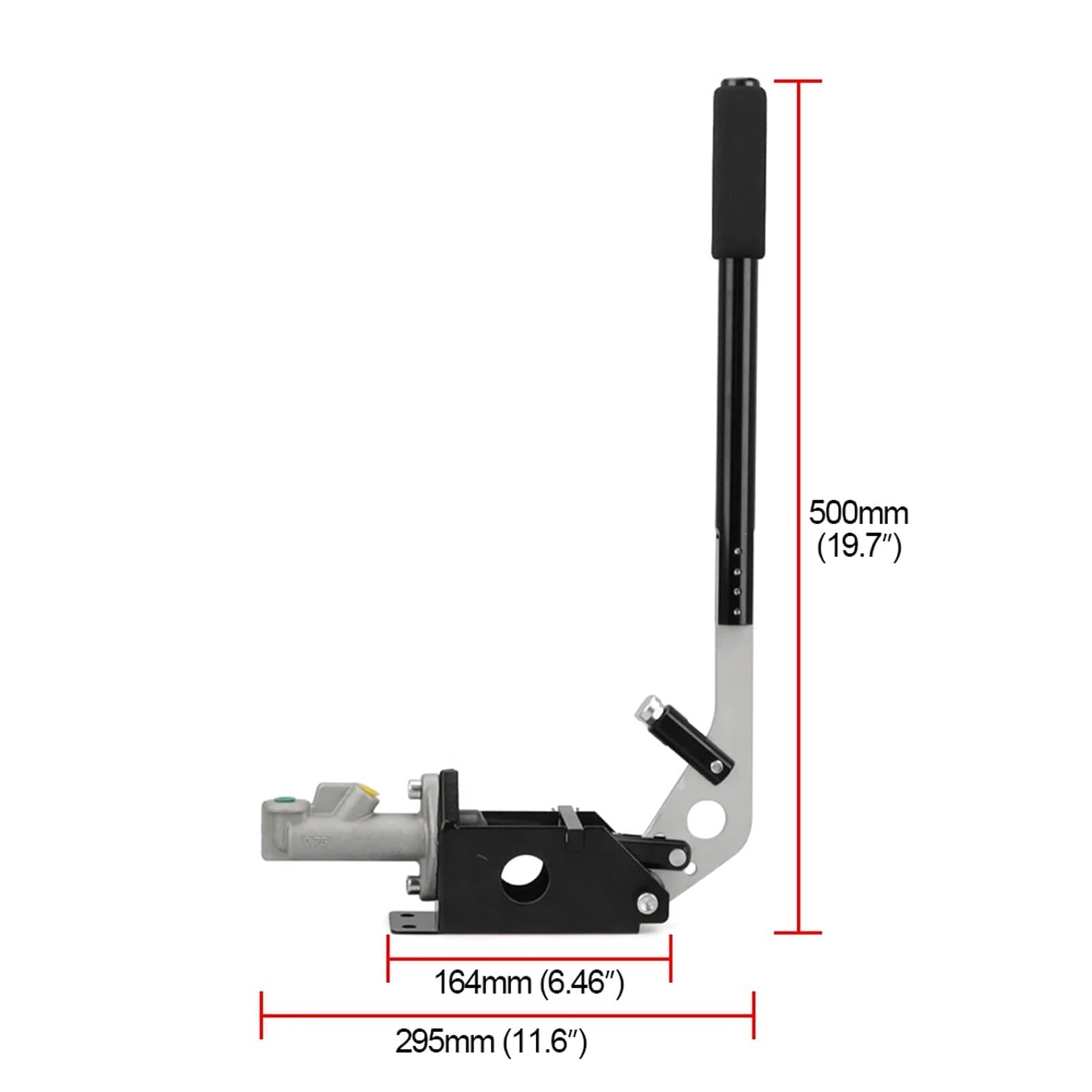 500mm Uniwersalny hamulec ręczny Aluminiowy hydrauliczny Drift E Brake Racing Parking Dźwignia hamulca ręcznego Długa sekcja