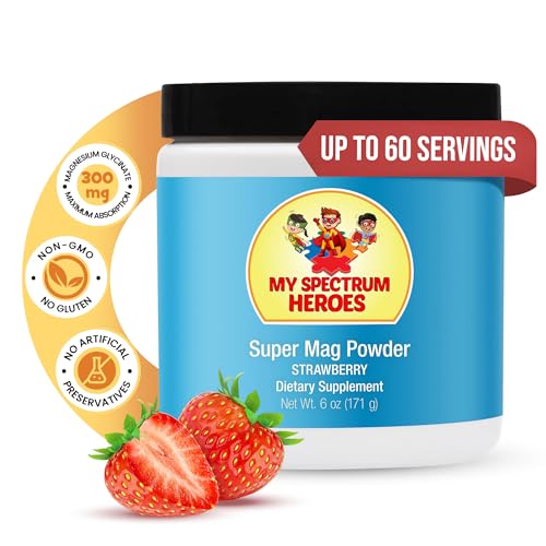 Calm Magnesium Powder - Gentle Magnesium Glycinate Drink Mix for ...