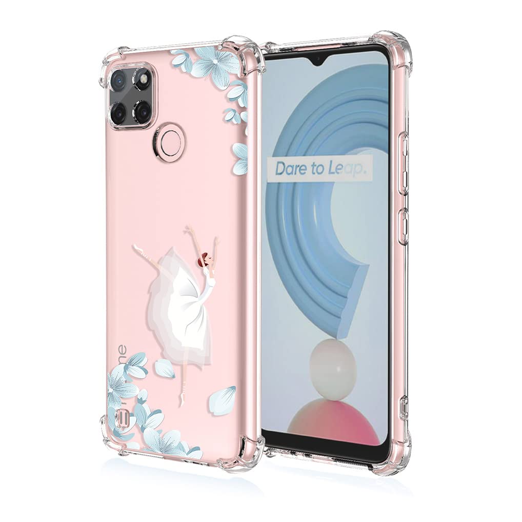 SEAHAI Cover Per Realme C21Y / C25Y - Custodia Robust Antiurto Full Body 2 Pezzi (Nero) Con Protezione Militare