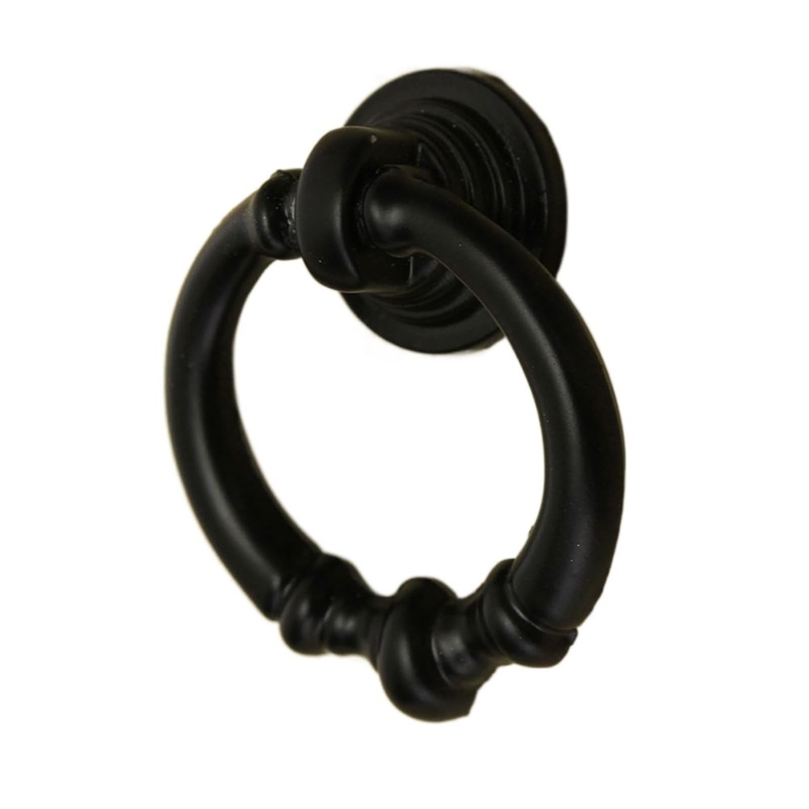 Ozlcua 2 Cabinet Handles Pcs Single-Hole Vintage Cabinet Knobs Drawer Dresser Door Bin Cupboard Drop Ring Pulls Handle Cabinet Door Handles (Color : )