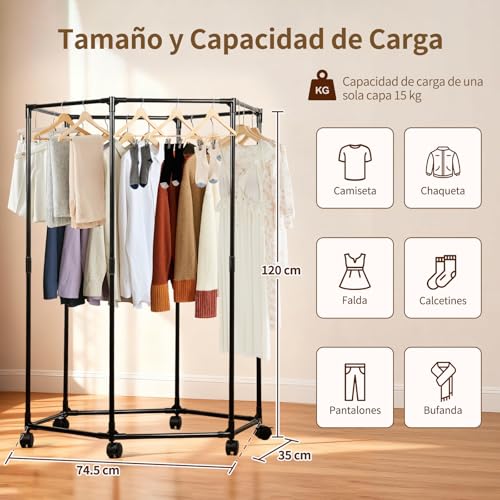 Recopilación de Rack para Ropa Desarmable los 10 mejores. 17 Imagen adicional