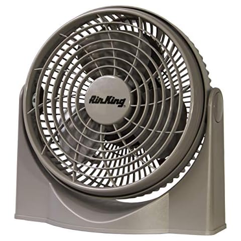 Air King 9530 9-Inch 3-Speed High Performance Pivot Fan, gray Cover