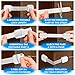 Baby Safety Cabinet Locks (6 Pack + 4 Guards) 3M Adhesive Child Proofing Latches, to Baby Proof Cupboard, Drawers, Fridge, Toilet Seat, Dishwasher, Adjustable Kids Proofing Straps
