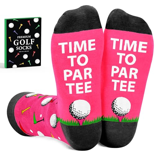 Golf Gifts for Women - Funny Golf Socks Christmas Gift for Mom Ideal for Golfers Unique Stocking Stuffers Cool golf Accessories Great Gift for Women into Golfing