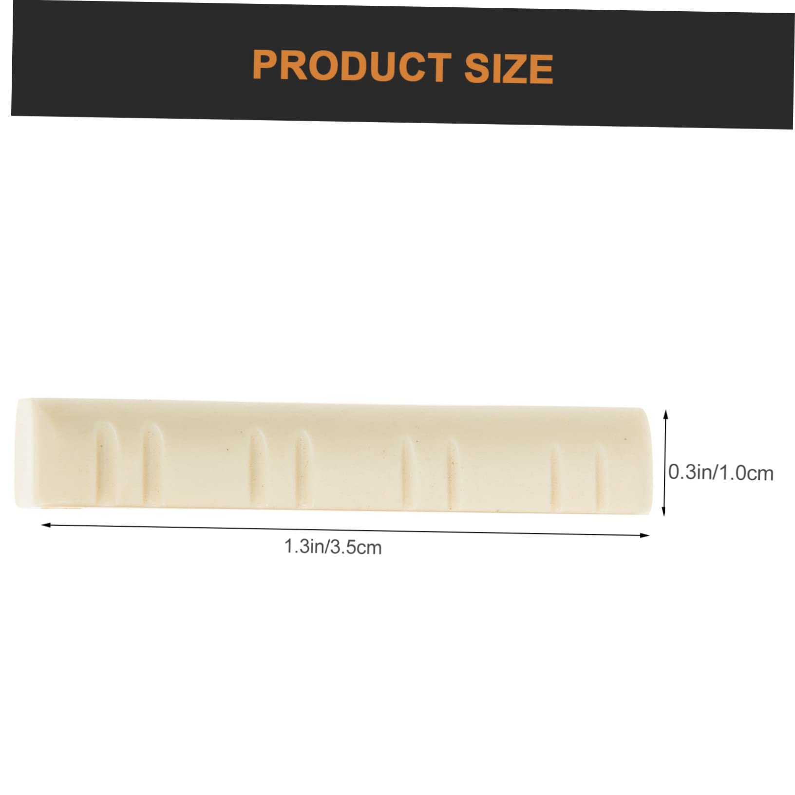 BESPORTBLE Mandolin Nut Saddle Simple Mandolin String Parts Sturdy Bone Nut Saddles Light