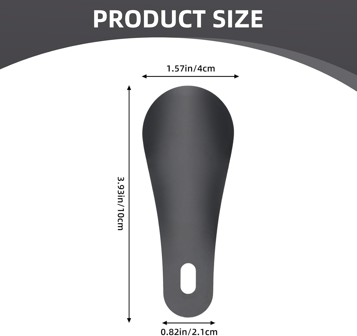 6Pcs Metal Shoe Horn,3.9" Small Travel Shoehorn for Men Women,Portable Shoe Spoon Helper image 2