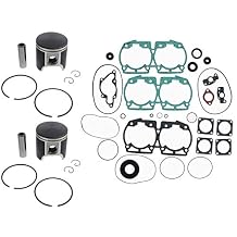 Piston and Gasket Kit fits Ski-Doo Formula MXZ 670 1996 1997 Teflon Coated
