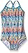 Kanu Surf Big Girls Candy One Piece Swimsuit, Blue, 12