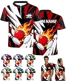 WolunLi Polo de bowling personnalisable avec fermeture éclair, uniformes d'équipe évacu...