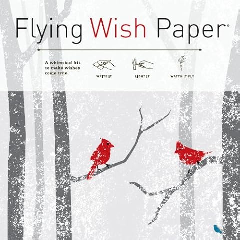 Flying Wish Paper Winter Wishes, Large Cover