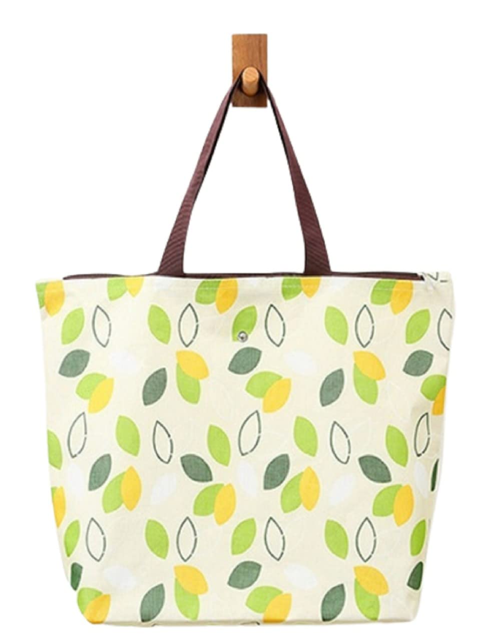TINSICO Women Tote Bag Oxford Cloth Large Capacity Fashion Shopping Shoulder Bag | Leaf Printed Handbag | Foldable Shopping Bag (Pack of 1) (B0BRJ9JJ32) Amazon Price History, Amazon Price Tracker