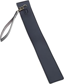 Bolsa de almacenamiento portátil de piel sintética para baquetas de batería, funda protectora para accesorios de batería duraderos