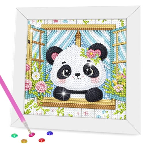 Nardoll Diamond Art Kits - Arts and Crafts - Diamond Art Painting with Wooden Frame - GEM Art for Girls Boys Adults Beginners Home Wall Decor Gifts