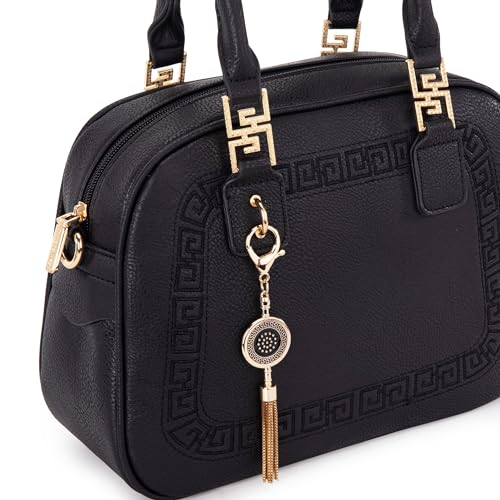 Montana West Small Top Handle Purse for Women Crossbody Satchel Handbag Barrel Bag3