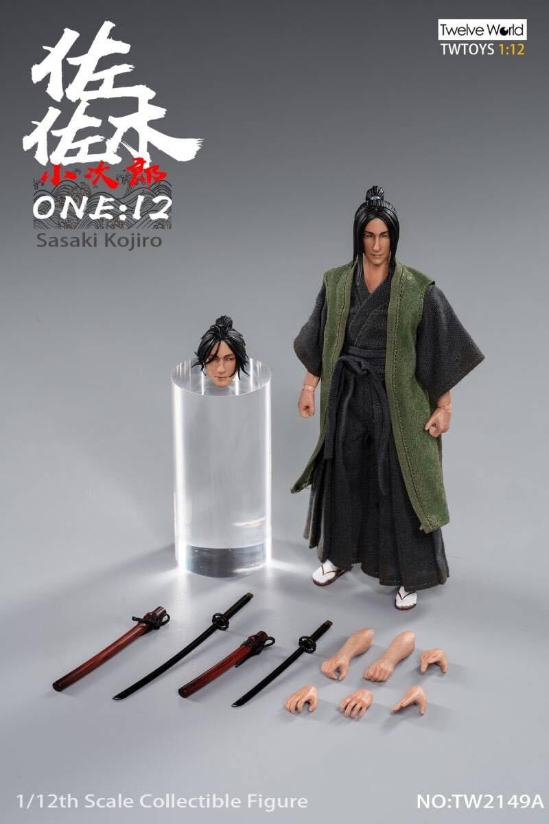 Amazon.co.jp: TWTOYS TW2149A 佐々木小次郎1/12通常版 検 宮本武蔵  
