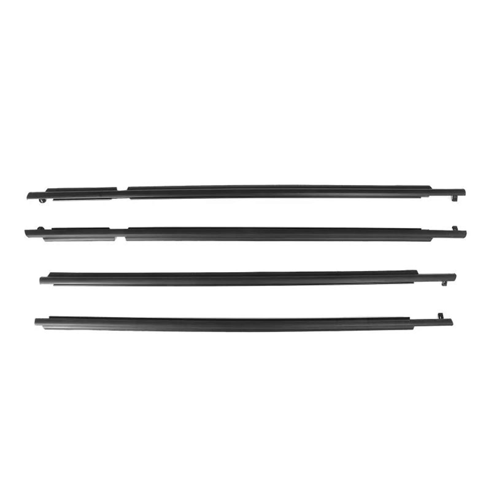 Ajohbm One Color For Toyota For Rav4 2006-2008 Car Window Weather Strips Rubber Side Weatherstrip Rainproof Outer Glass Trims