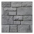 3D Wall Panel Peel and Stick, Faux Stone Wall Panel, 10 Pcs 12"X12" Ultra-Light Thin PVC Gray Stone Self Adhesive Fake Brick Backsplash for Interior Decor