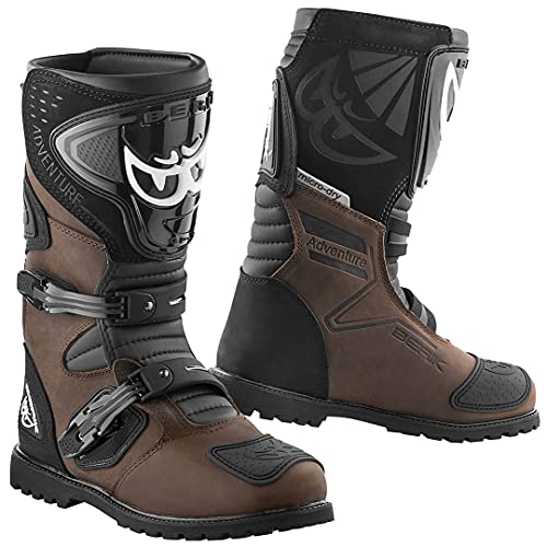 Berik All Terrain Adventure wasserdichte Motorradstiefel, braun, 42