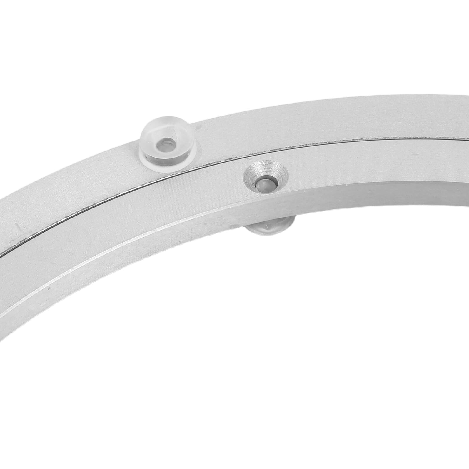 BESTYASH Plato Giratorio de Aleación de Aluminio para Mesa de Comedor 30 CM Rodamientos Industriales de Alta Resistencia Base Giratoria Silenciosa Resistente al Polvo y Aceite para Servir