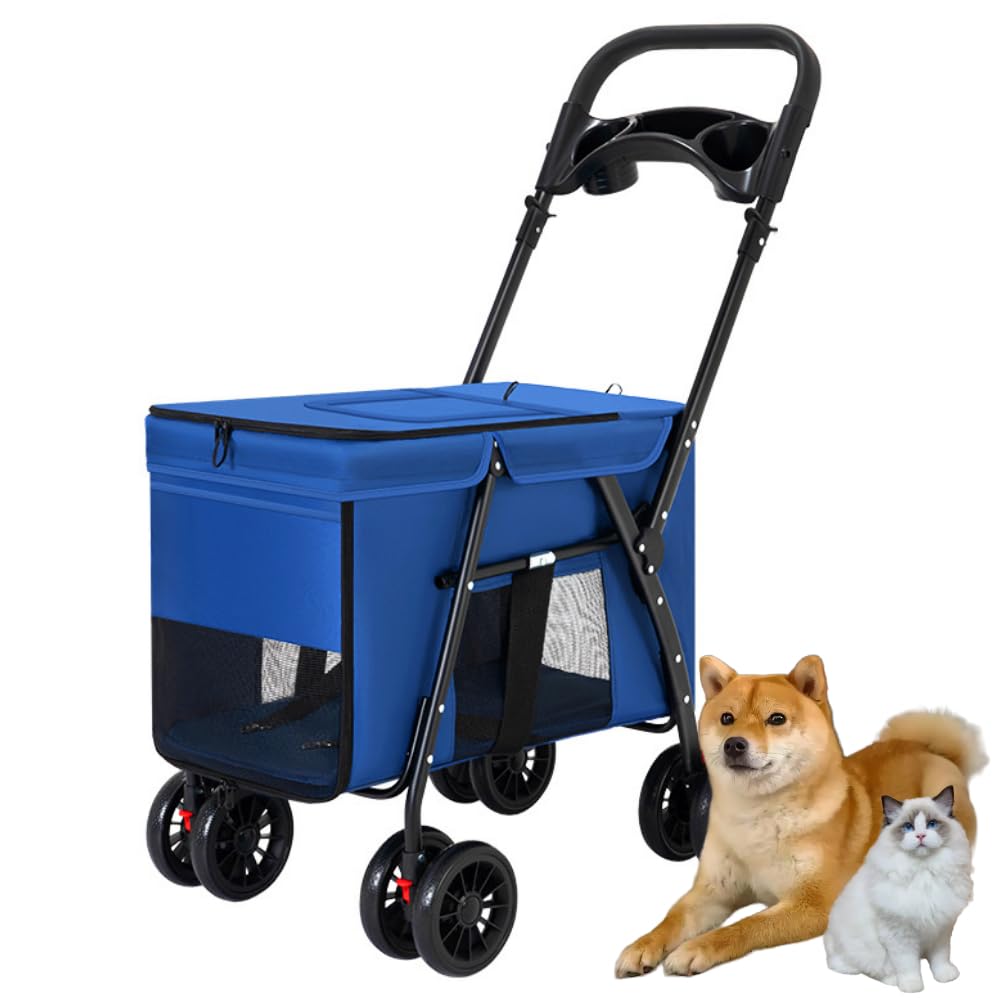 Amazon.co.jp: PonyLes ペットカート 中型犬 バギー 多頭 軽量 小型犬 